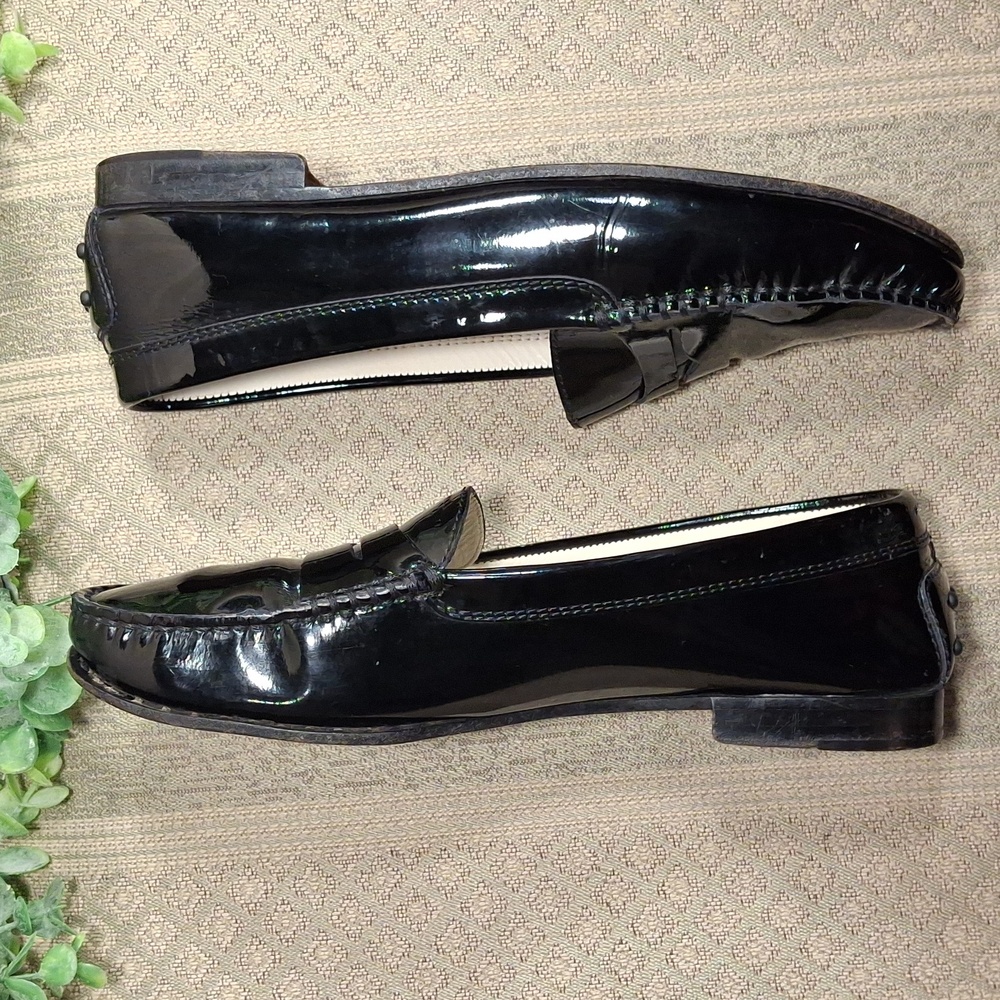 Tods Driving Moc Loafers In Black Patent Leather - Picture 4 of 16